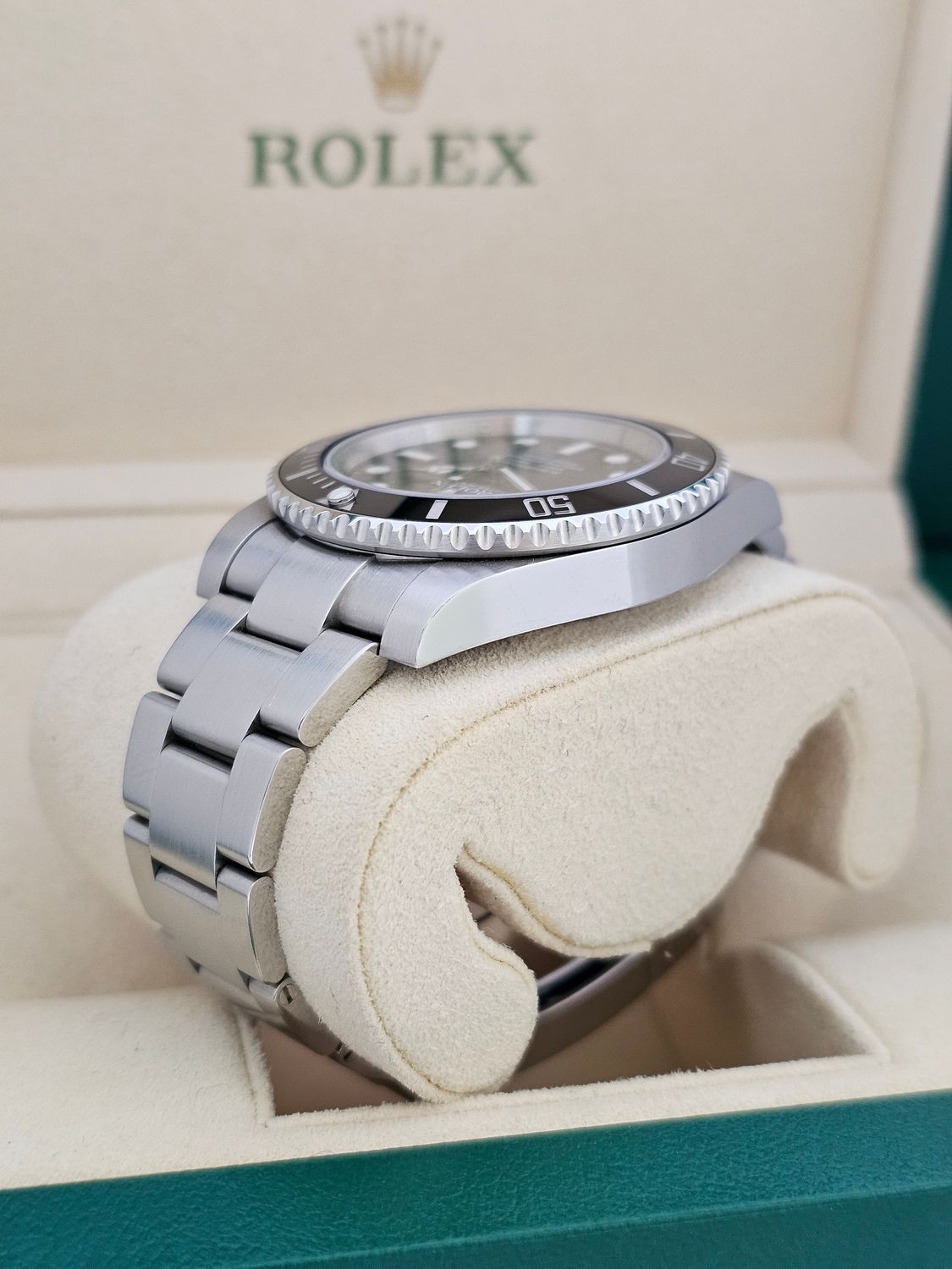 Rolex Submariner Watch 114060, 2016 Box &amp; Papers Unpolished