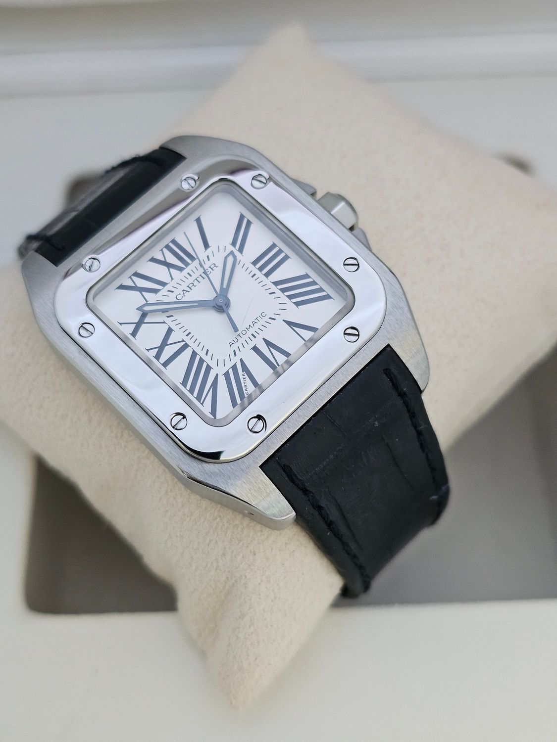 Cartier Santos 100 watch, Ref 2878, Box Papers 2006