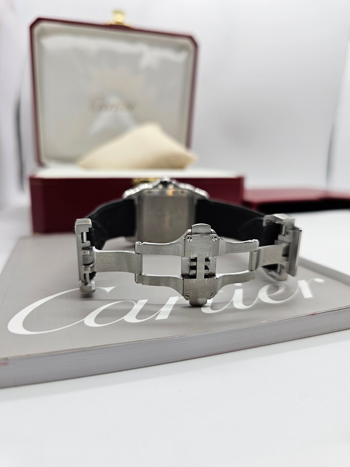 Cartier Santos 100 watch, Ref 2878, Box Papers 2006