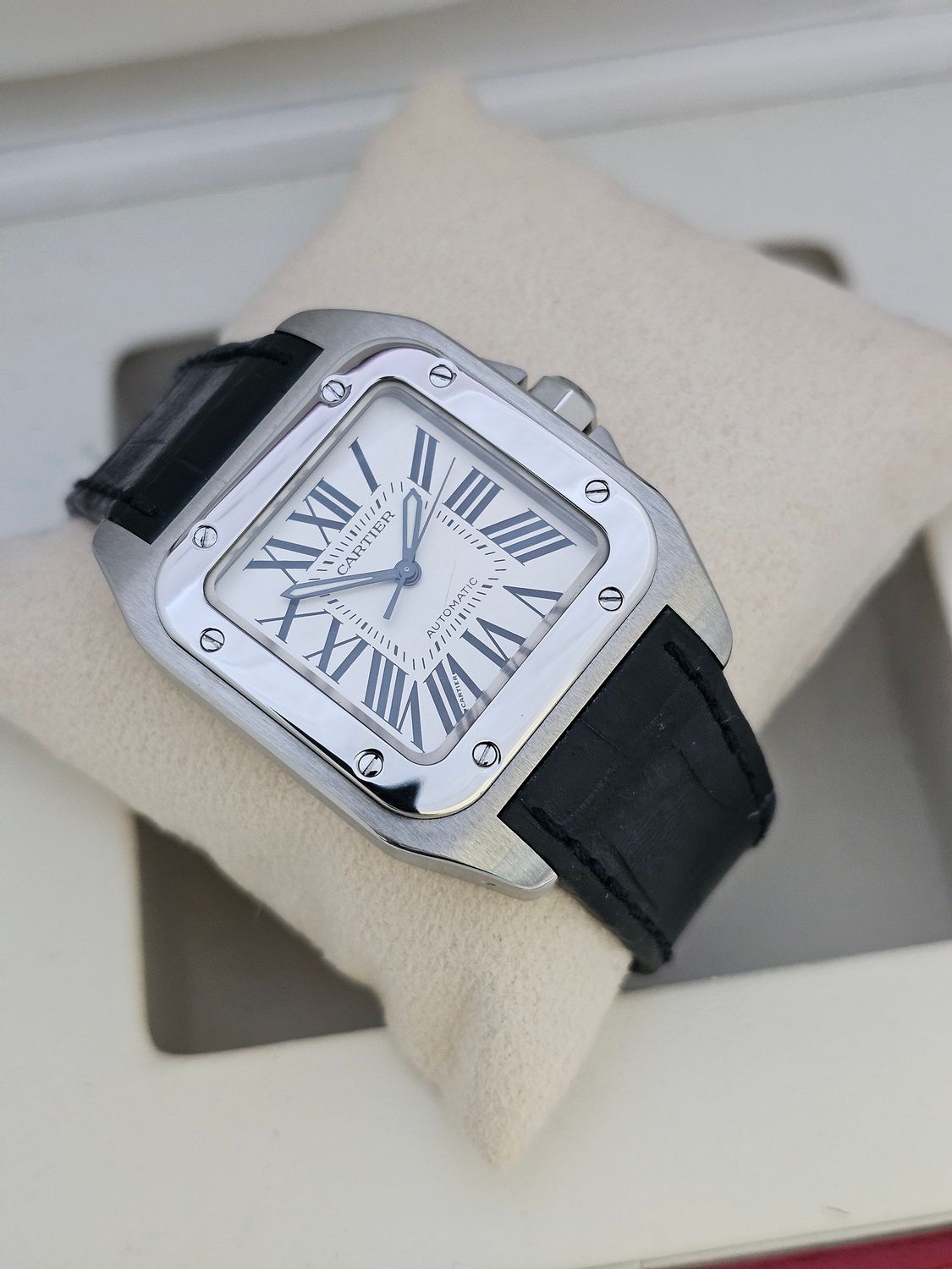 Cartier Santos 100 watch, Ref 2878, Box Papers 2006