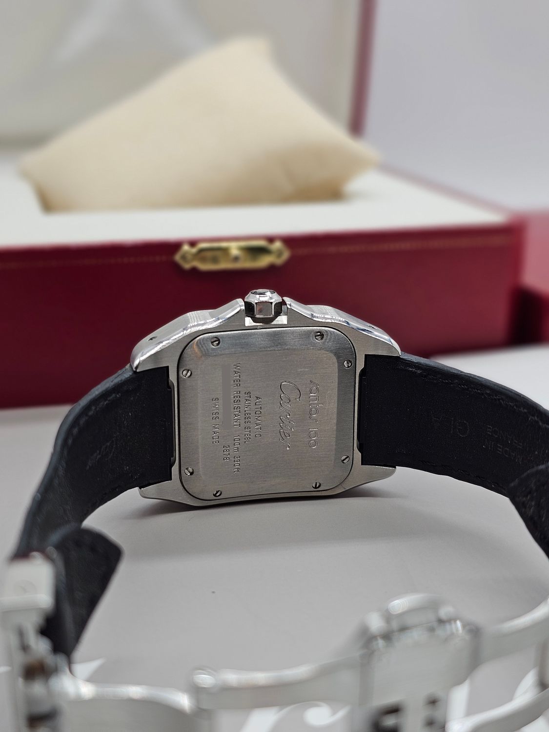 Cartier Santos 100 watch, Ref 2878, Box Papers 2006