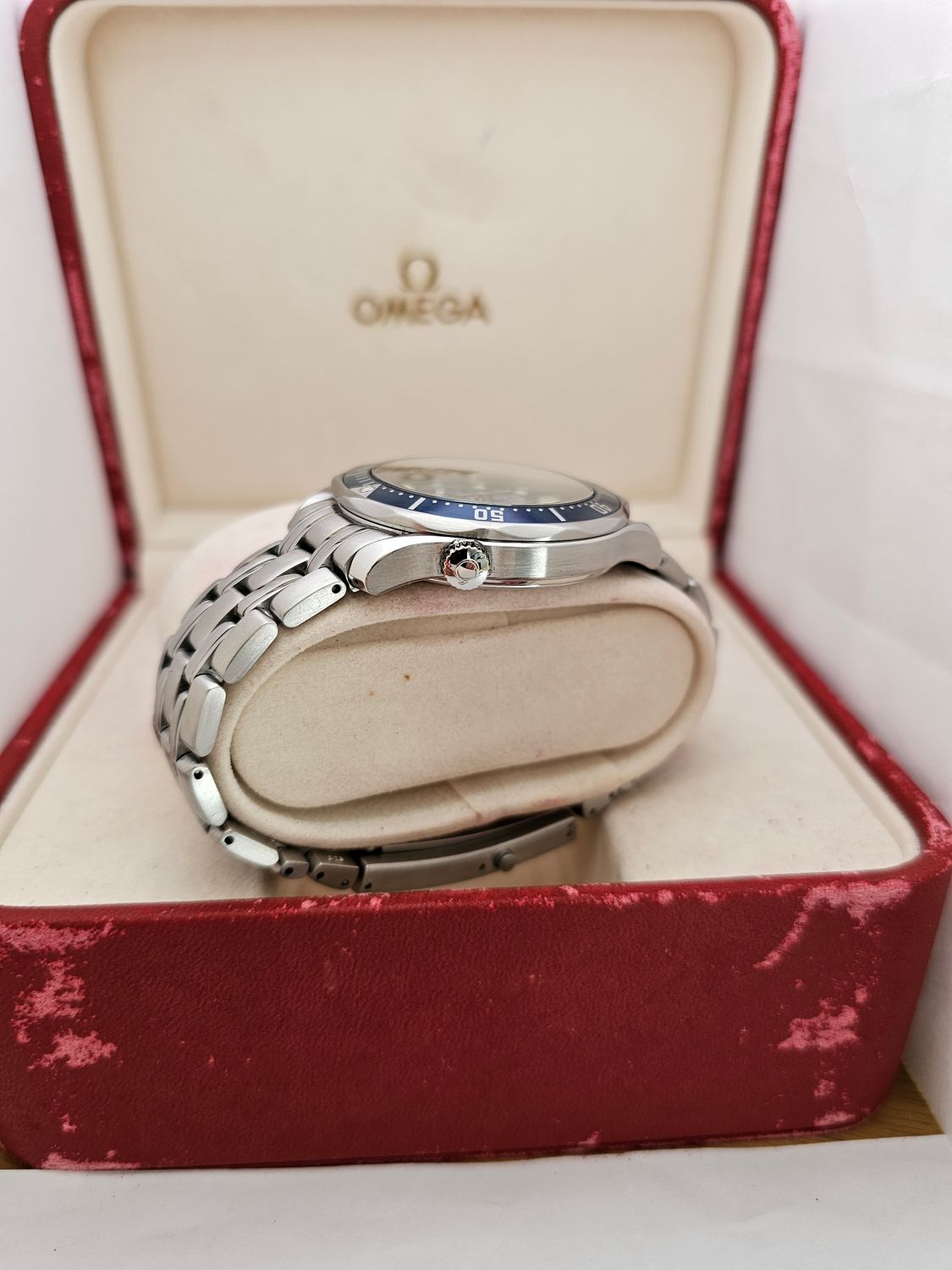 Omega Seamaster 300m Watch, Blue Dial 2000 Box &amp; Papers, Ref 2531.80.00
