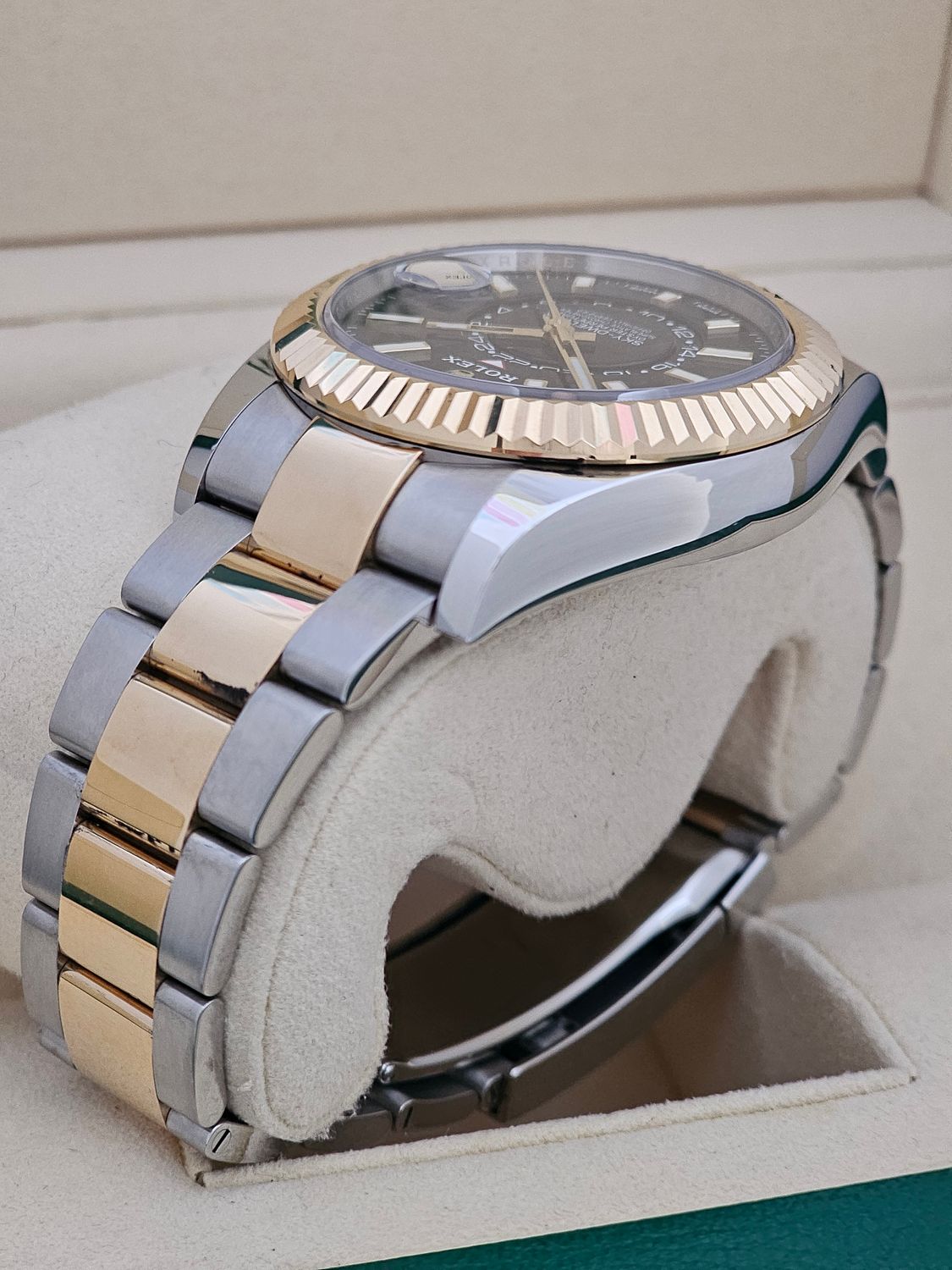 Rolex Sky Dweller Watch, Ref 326933, 2020 Full Set Black Dial
