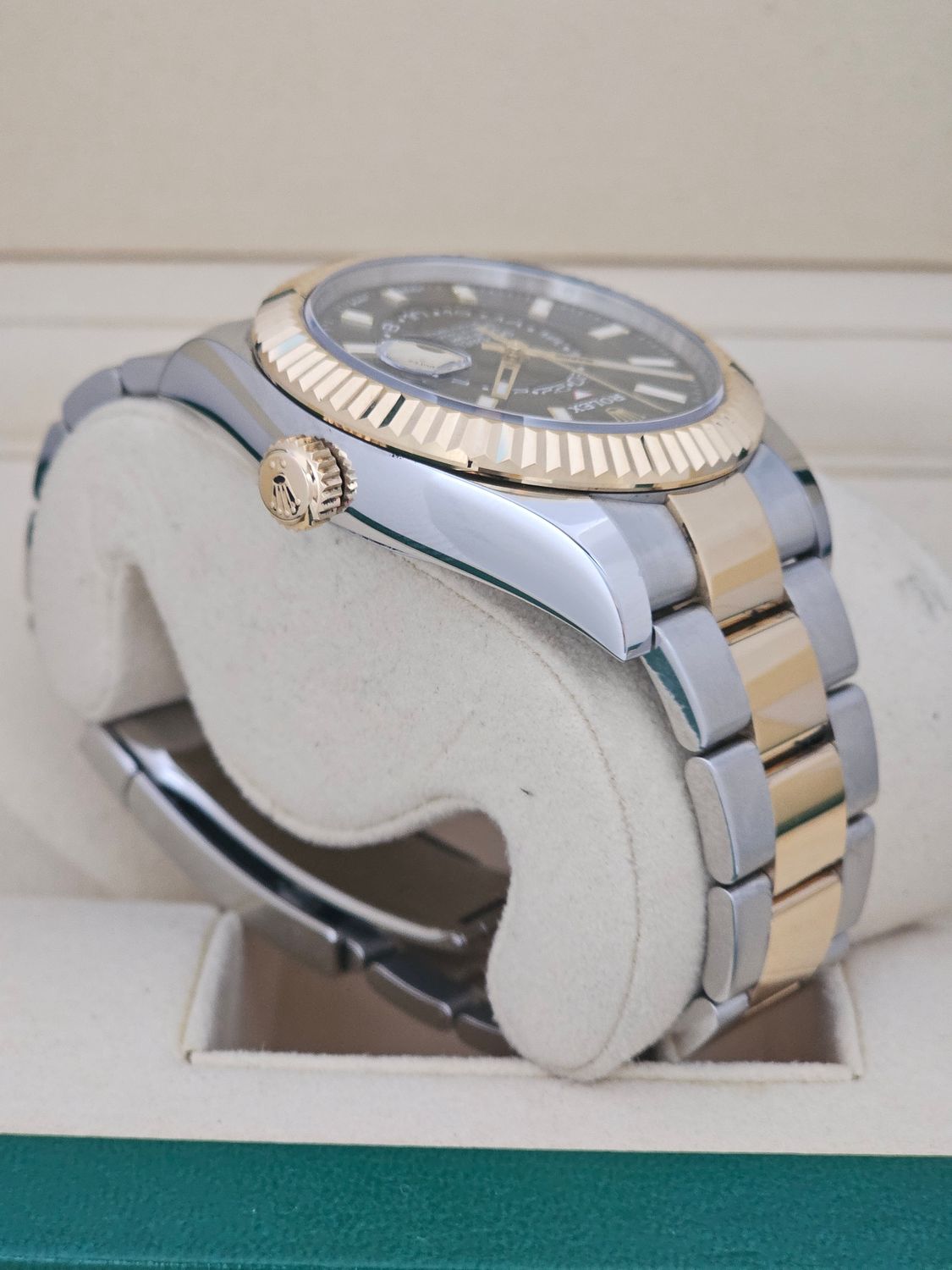 Rolex Sky Dweller Watch, Ref 326933, 2020 Full Set Black Dial
