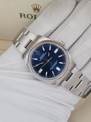 Rolex Oyster Perpetual Watch, 36mm 126000 Blue Dial, New/Unworn, 2023 Full Set