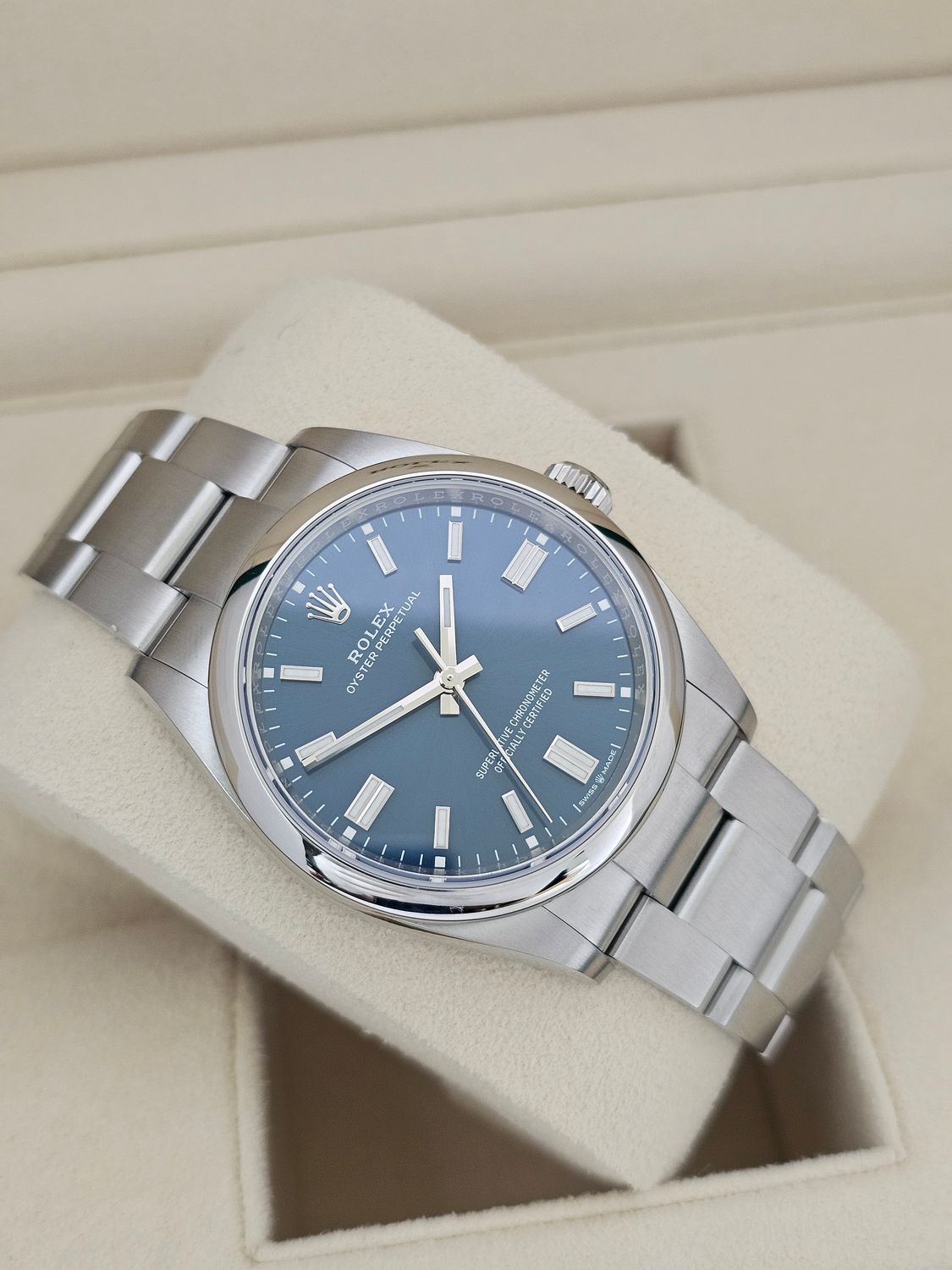 Rolex Oyster Perpetual Watch, 36mm 126000 Blue Dial, New/Unworn, 2023 Full Set