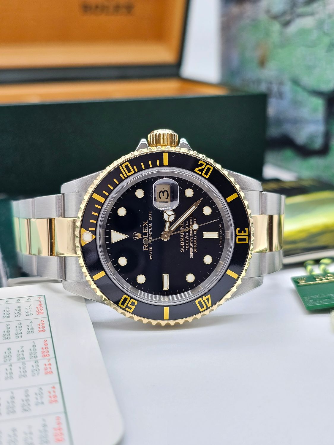 Rolex Submariner Date Watch, Ref 16613LN - 2005 in Excellent Condition