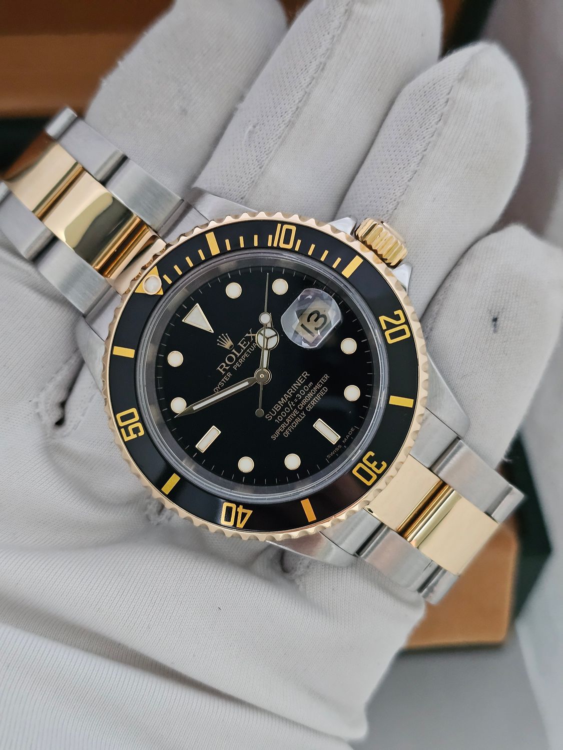 Rolex Submariner Date Watch, Ref 16613LN - 2005 in Excellent Condition