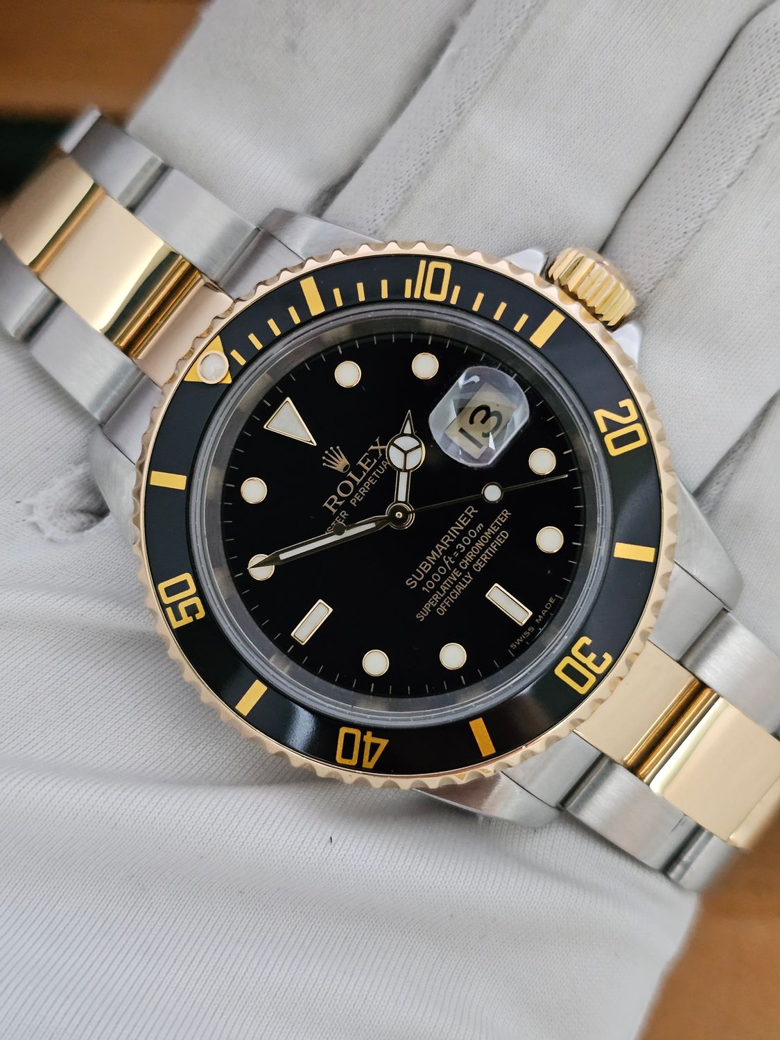 Rolex Submariner Date Watch, Ref 16613LN - 2005 in Excellent Condition