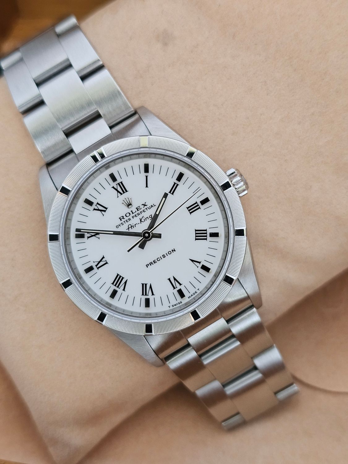 Rolex Air-King Watch, Ref 14010 34mm, 1997 Full Set