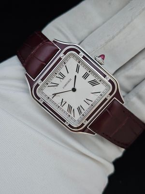 Cartier Santos DuMont Watch, Platinum Ref WGSA0053, 2024 Full Set, Limited to 150 worldwide