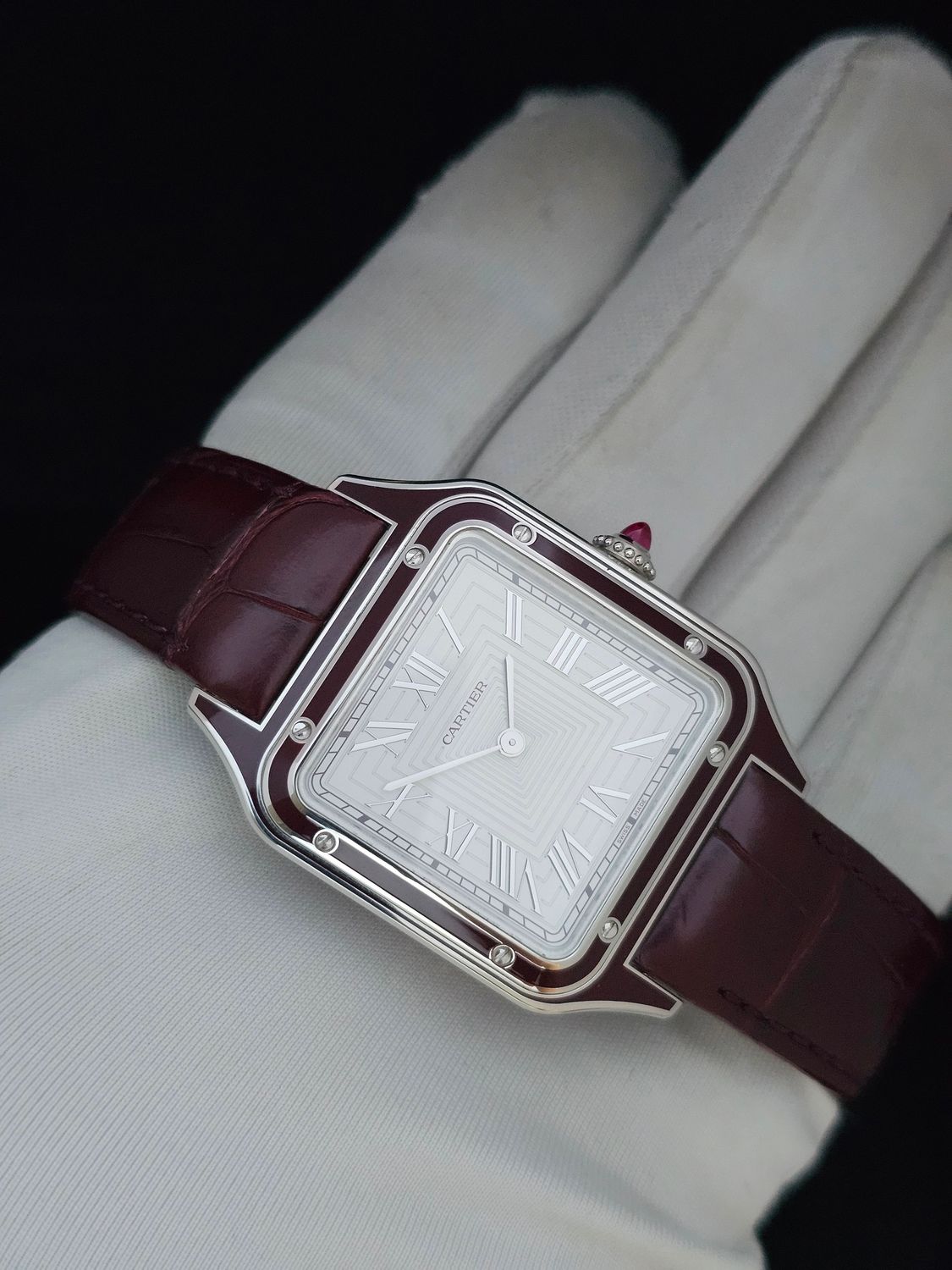 Cartier Santos DuMont Watch, Platinum Ref WGSA0053, 2024 Full Set, Limited to 150 worldwide