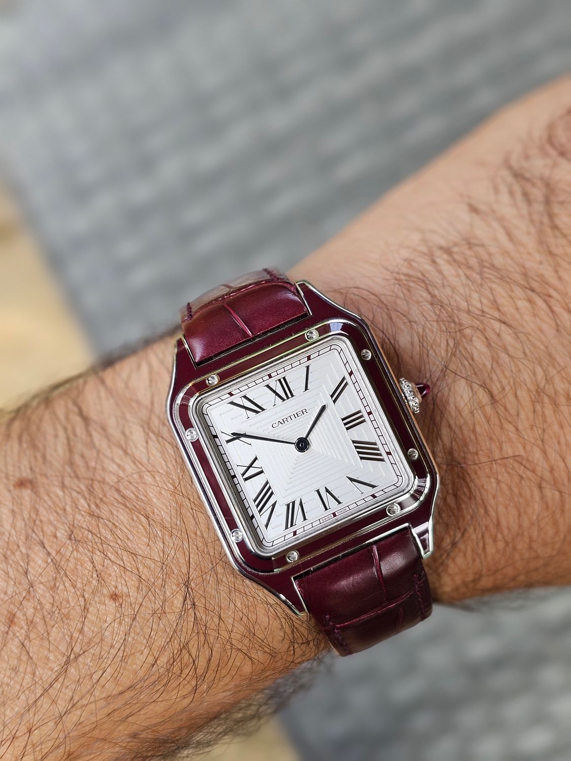 Cartier Santos DuMont Watch, Platinum Ref WGSA0053, 2024 Full Set, Limited to 150 worldwide