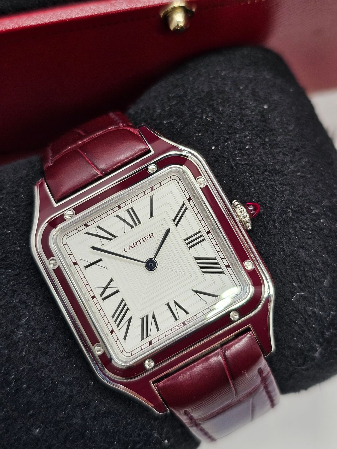 Cartier Santos DuMont Watch, Platinum Ref WGSA0053, 2024 Full Set, Limited to 150 worldwide