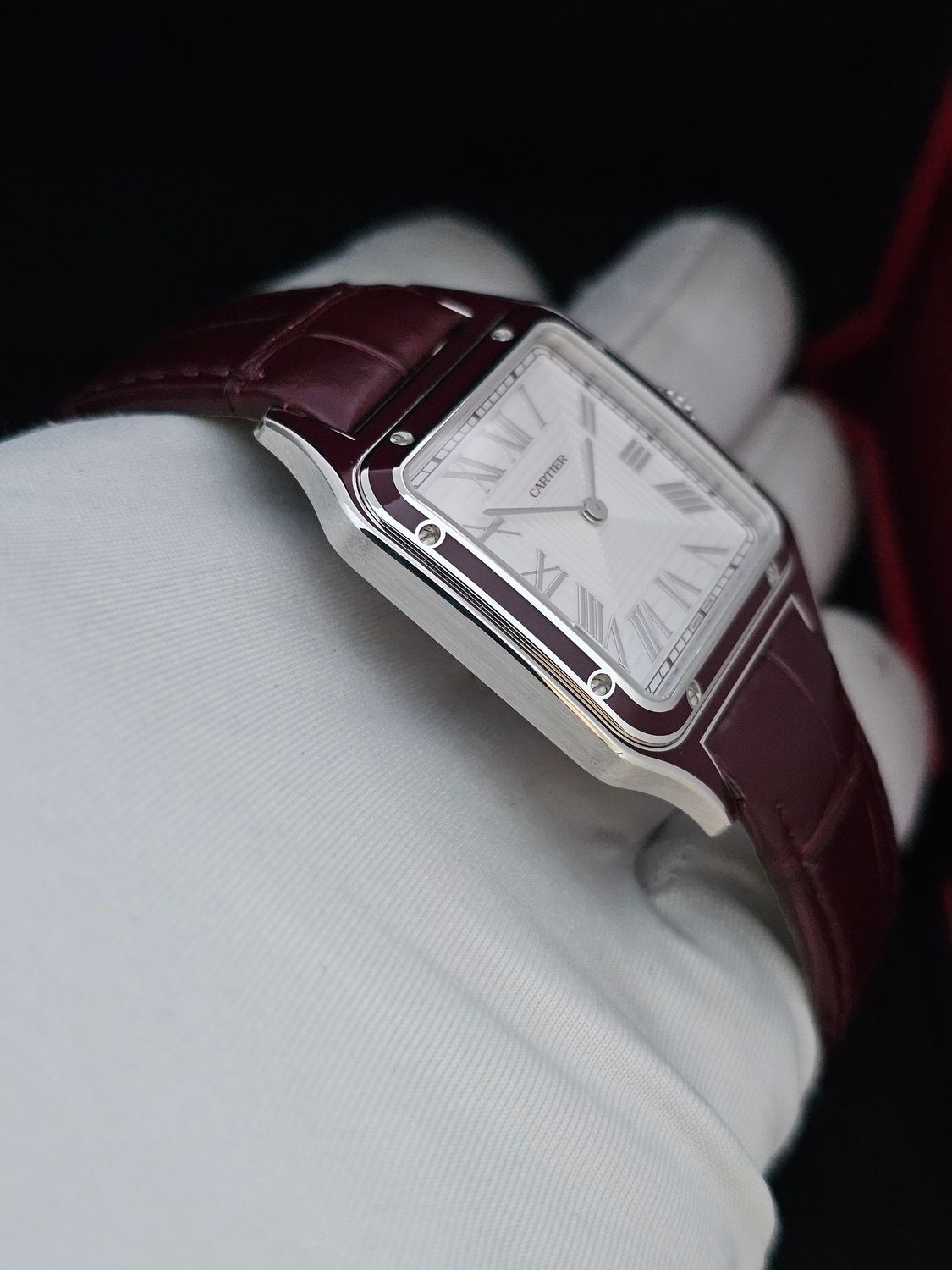 Cartier Santos DuMont Watch, Platinum Ref WGSA0053, 2024 Full Set, Limited to 150 worldwide