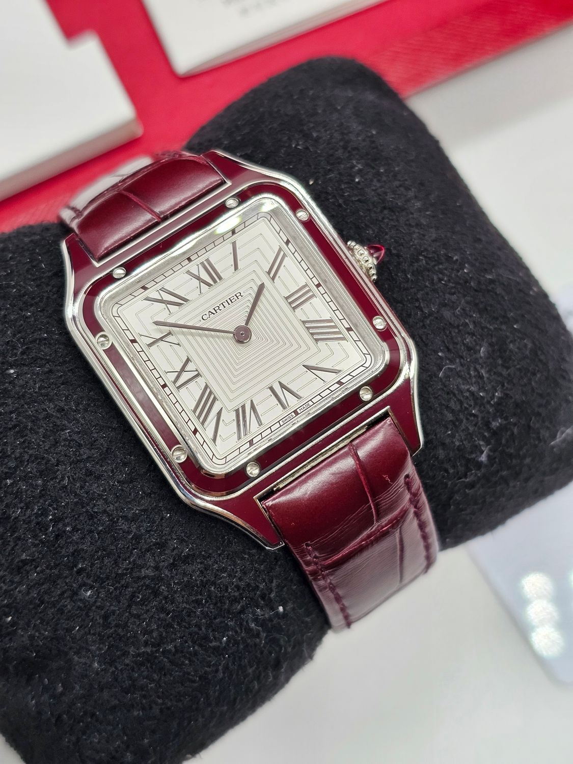 Cartier Santos DuMont Watch, Platinum Ref WGSA0053, 2024 Full Set, Limited to 150 worldwide