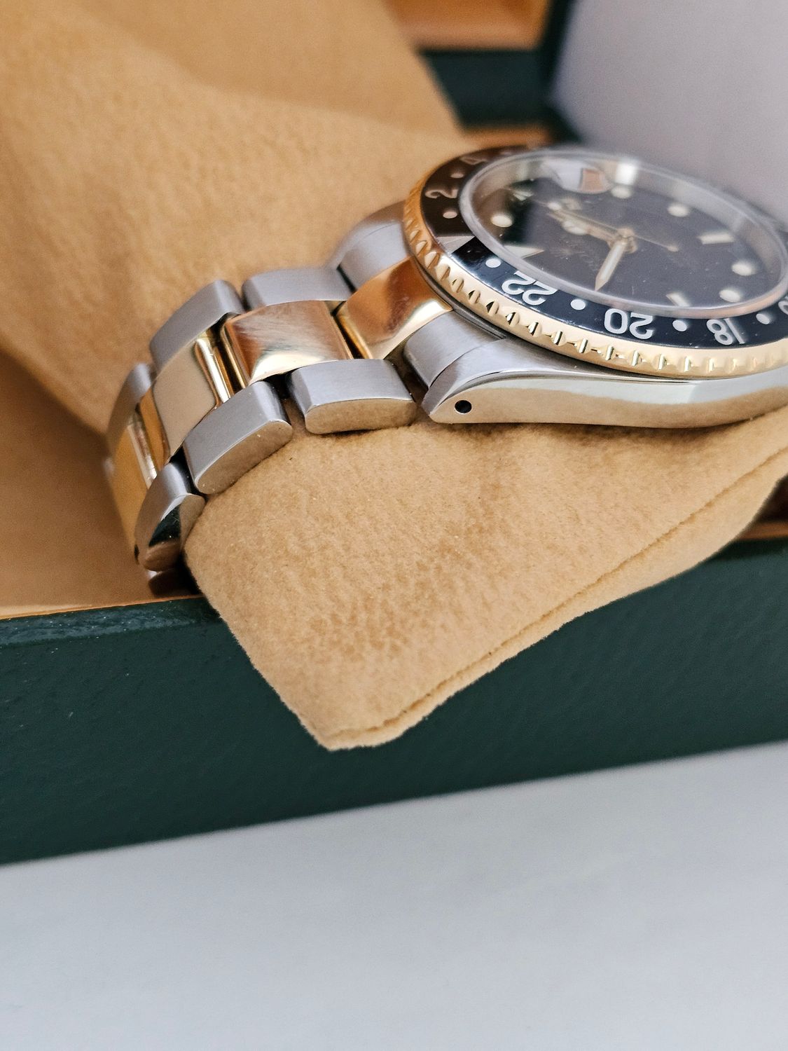 Rolex GMT Master II Watch, Ref 16713LN, Steel &amp; Yellow Gold, 2001