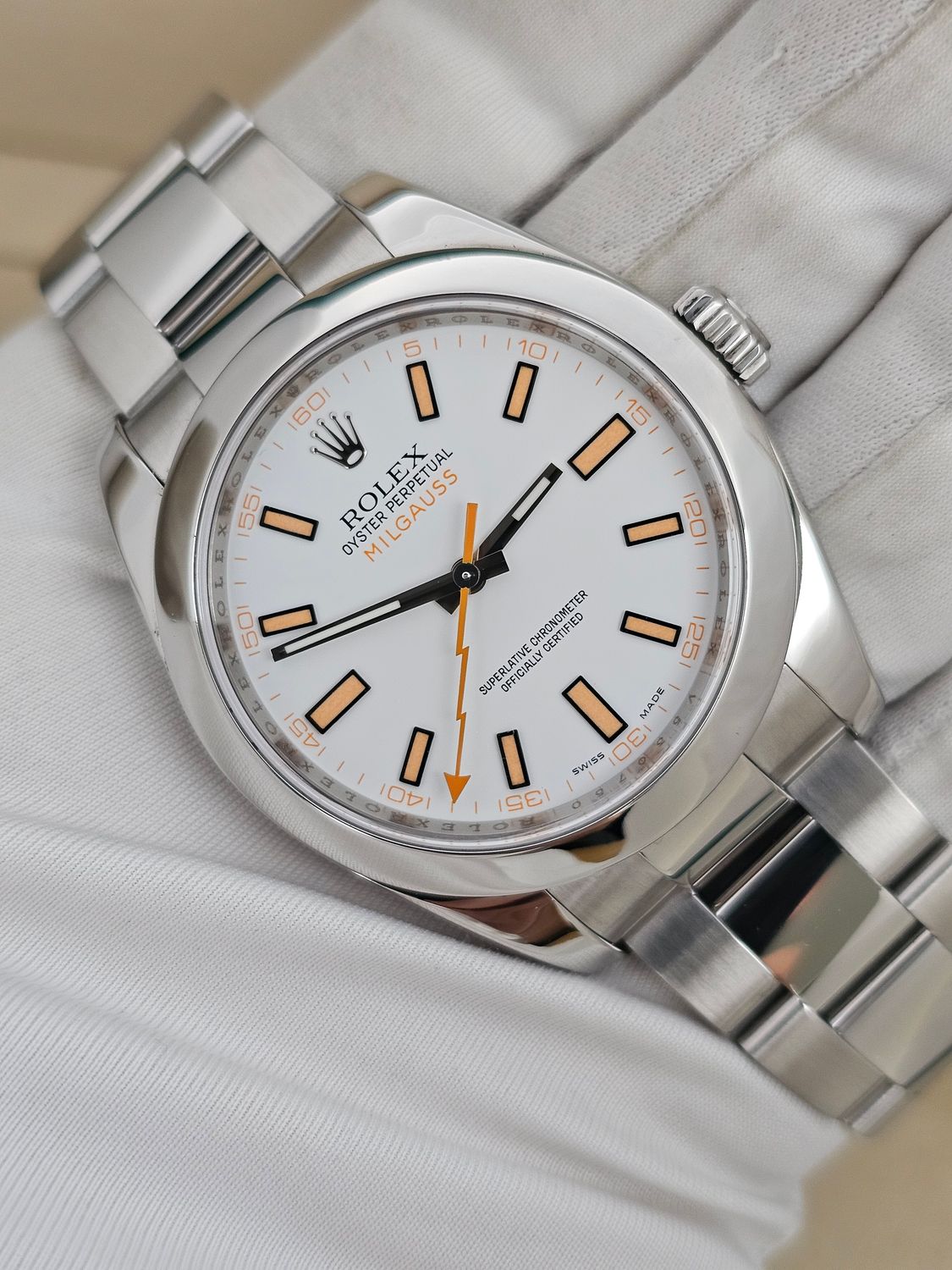 Rolex Milgauss Watch Ref 116400, Excellent Condition, 2018 Full Set