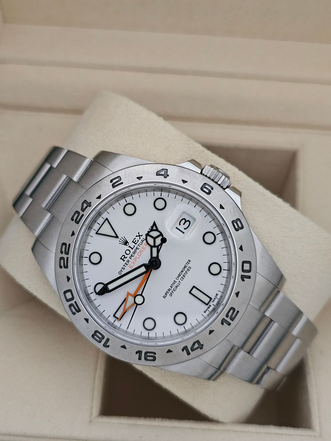 Rolex Explorer II Watch Ref 216570, 2019 Excellent Condition