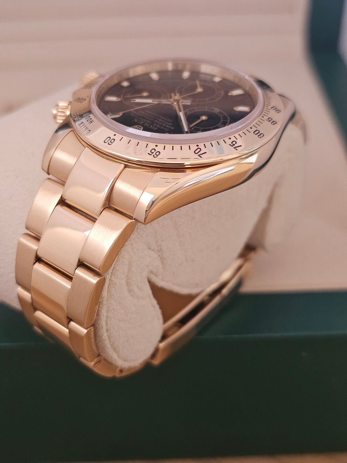 Rolex Daytona Watch 116528, 18k Yellow Gold, 2016 Box &amp; Papers