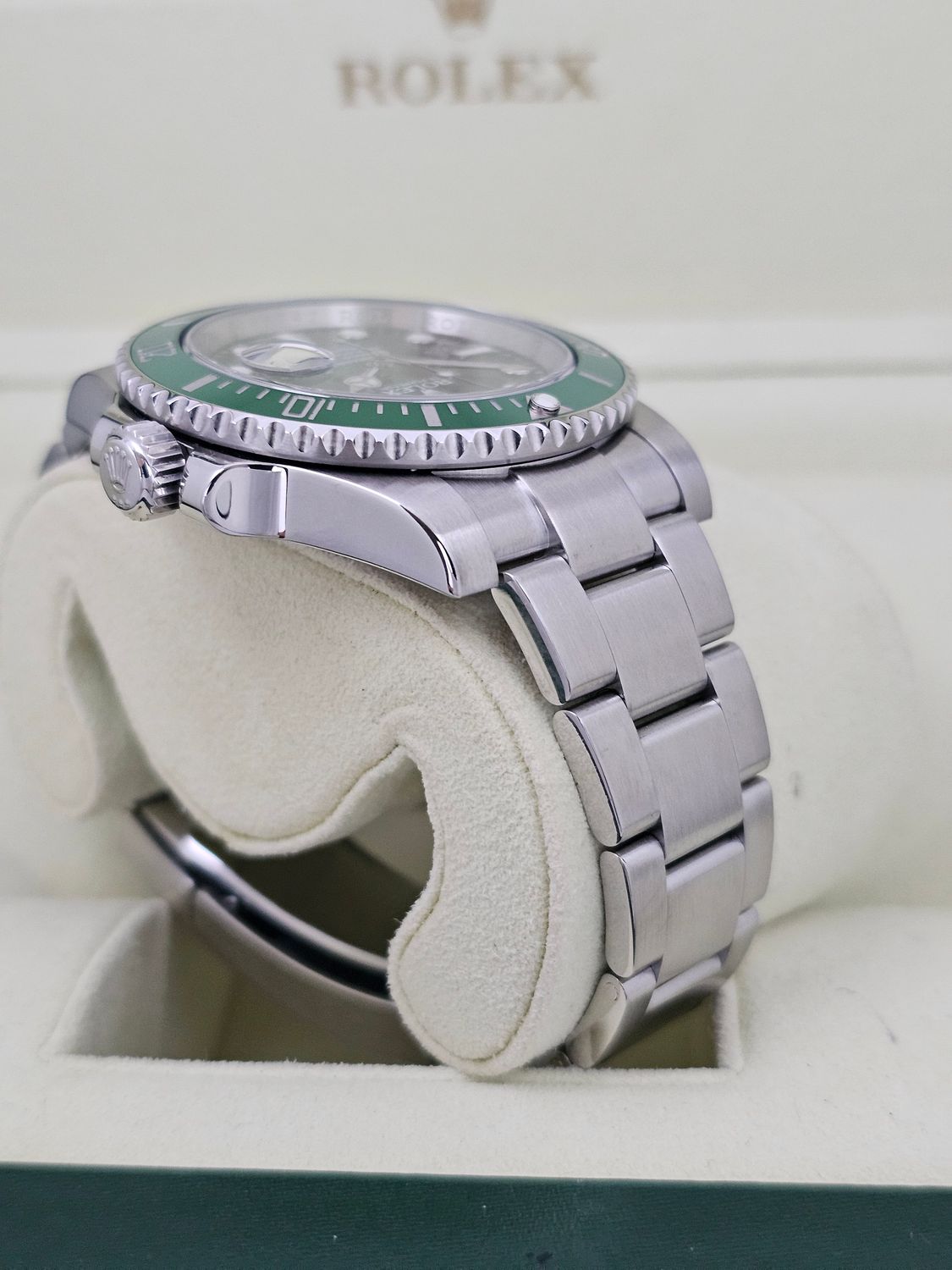 Rolex Submariner Watch Hulk, Ref 116610LV, 2010 Excellent Condition