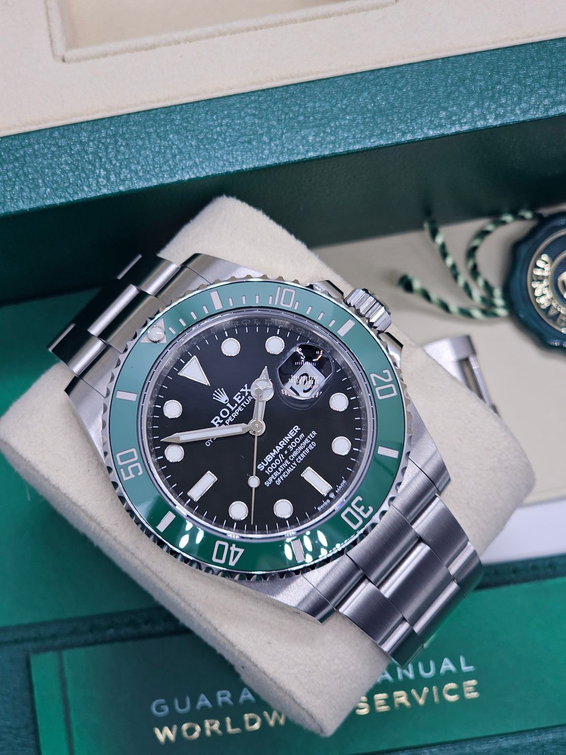 Rolex Submariner Watch, 2020 Full Set, Ref 126610LV Starbucks