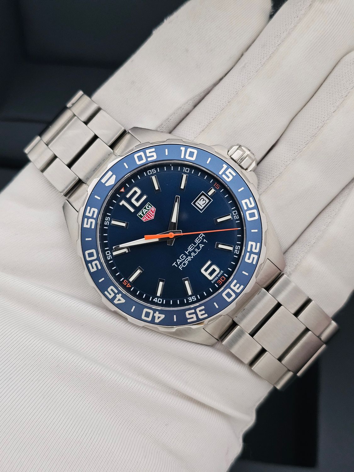 Tag Heuer Formula 1 Watch, Ref WAZ1010.BA0842, Blue Dial Full Set