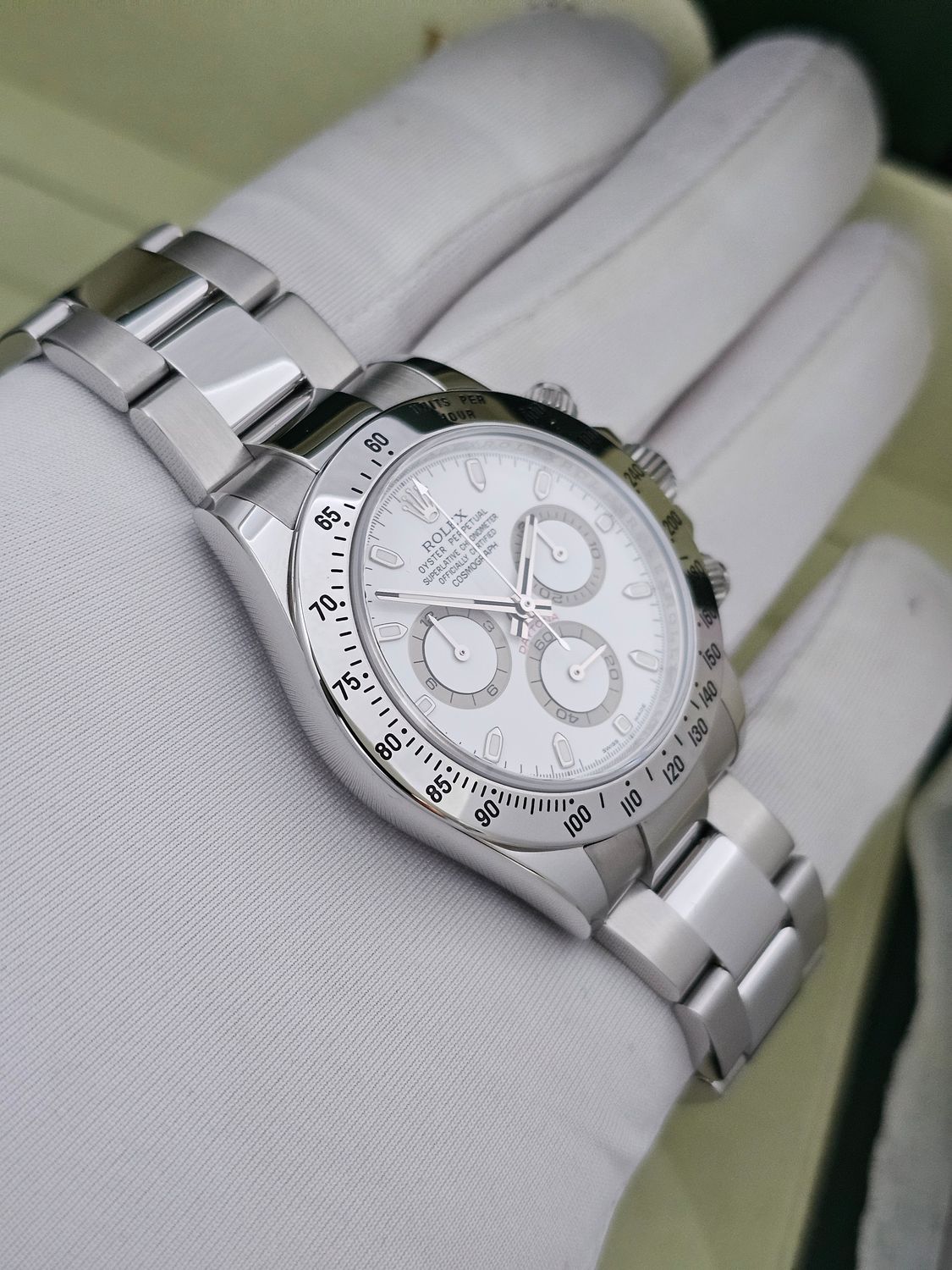 Rolex Daytona Watch, Ref 116520 Rare APH Dial, 2010 Full Set