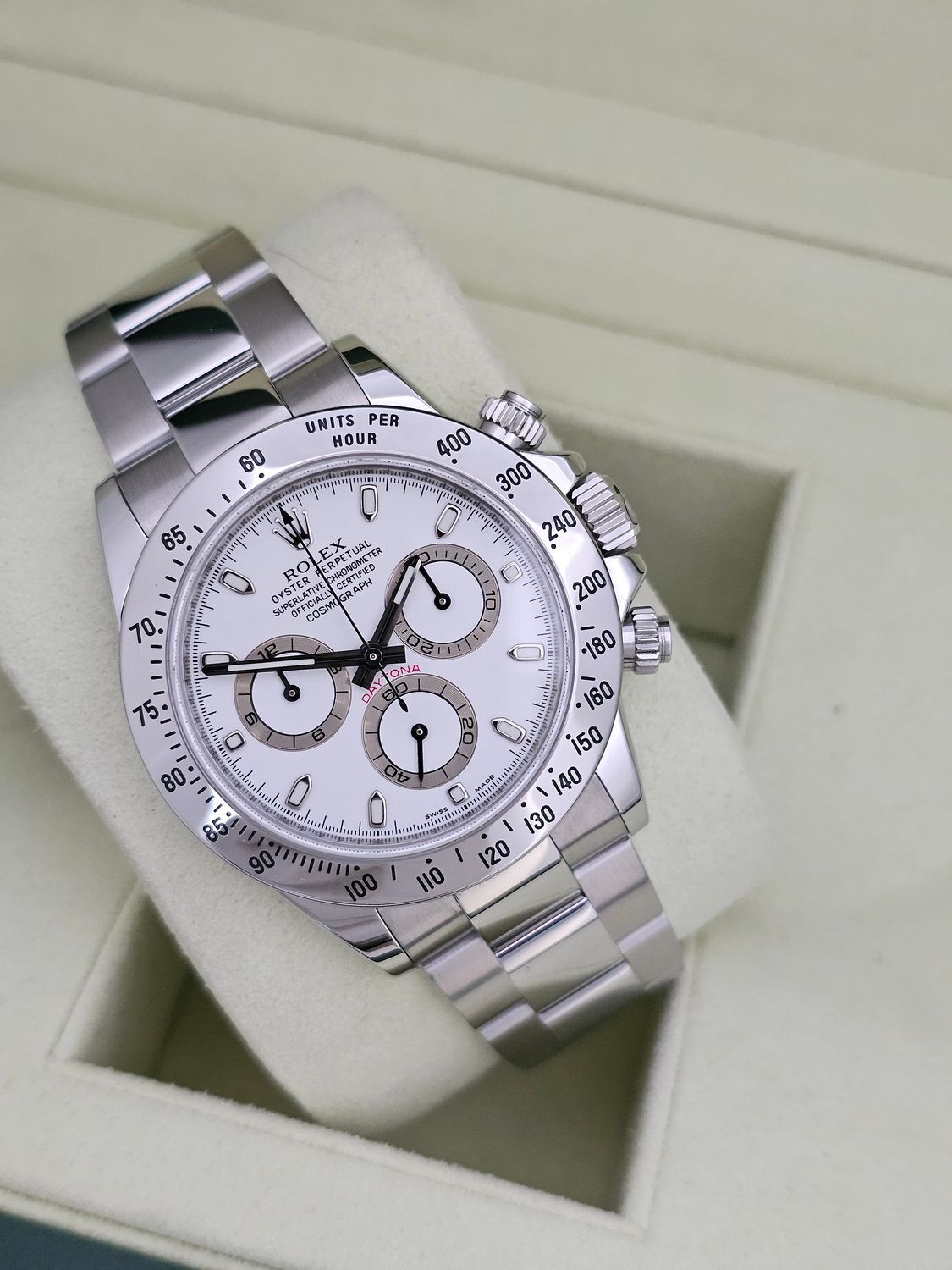 Rolex Daytona Watch, Ref 116520 Rare APH Dial, 2010 Full Set