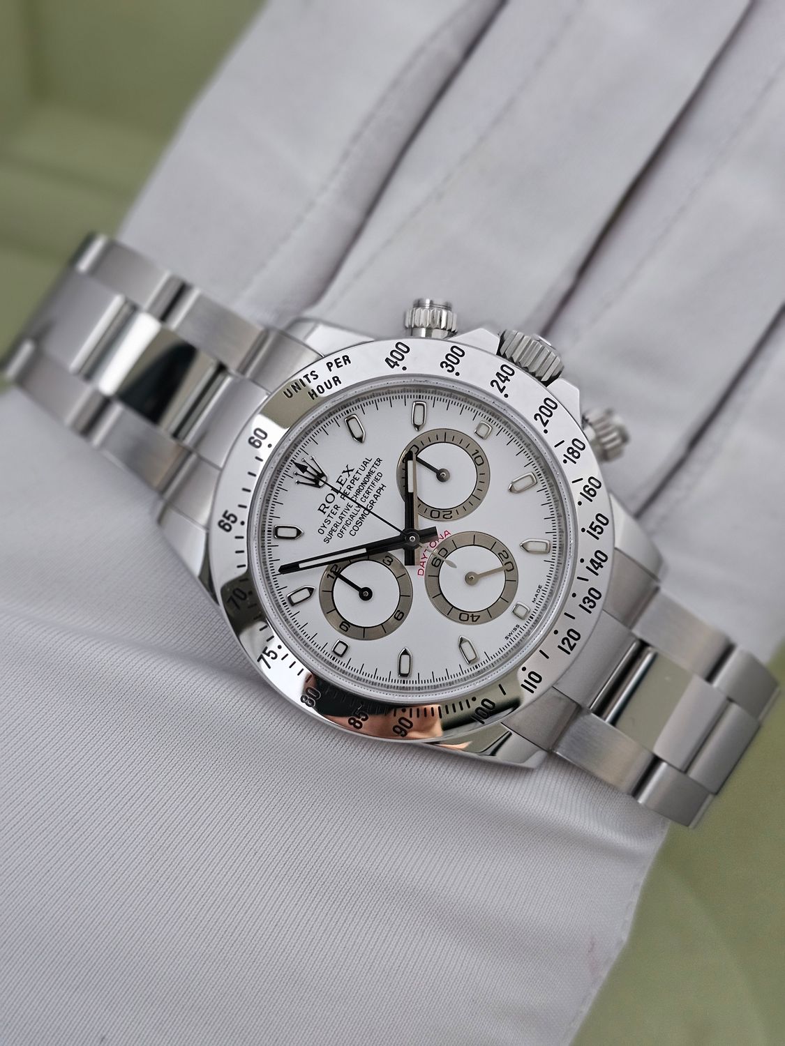 Rolex Daytona Watch, Ref 116520 Rare APH Dial, 2010 Full Set