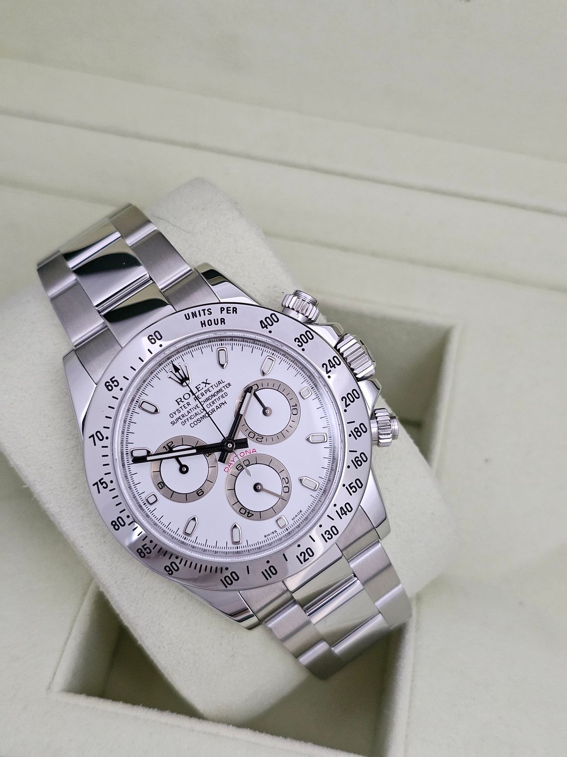 Rolex Daytona Watch, Ref 116520 Rare APH Dial, 2010 Full Set