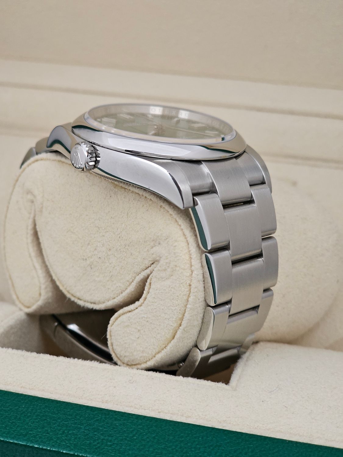 Rolex Oyster Perpetual Watch, 126000 Green Dial, 36mm 2023 Full Set