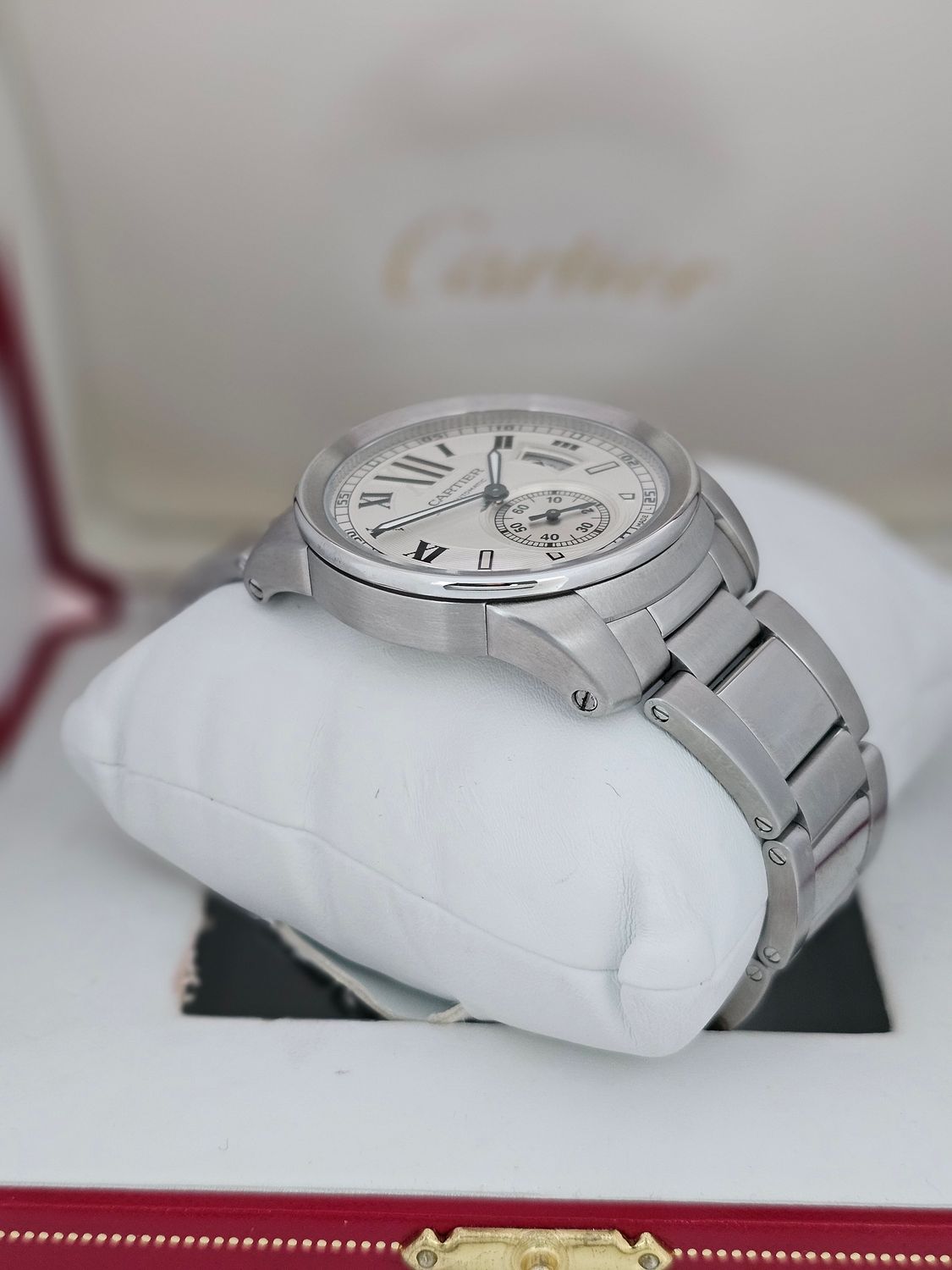 Cartier Calibre De Cartier Watch, Ref 3389 W7100015, 2014 Full Set