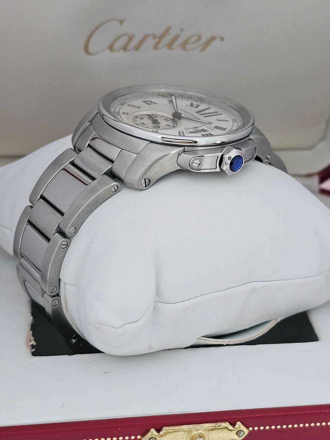Cartier Calibre De Cartier Watch, Ref 3389 W7100015, 2014 Full Set