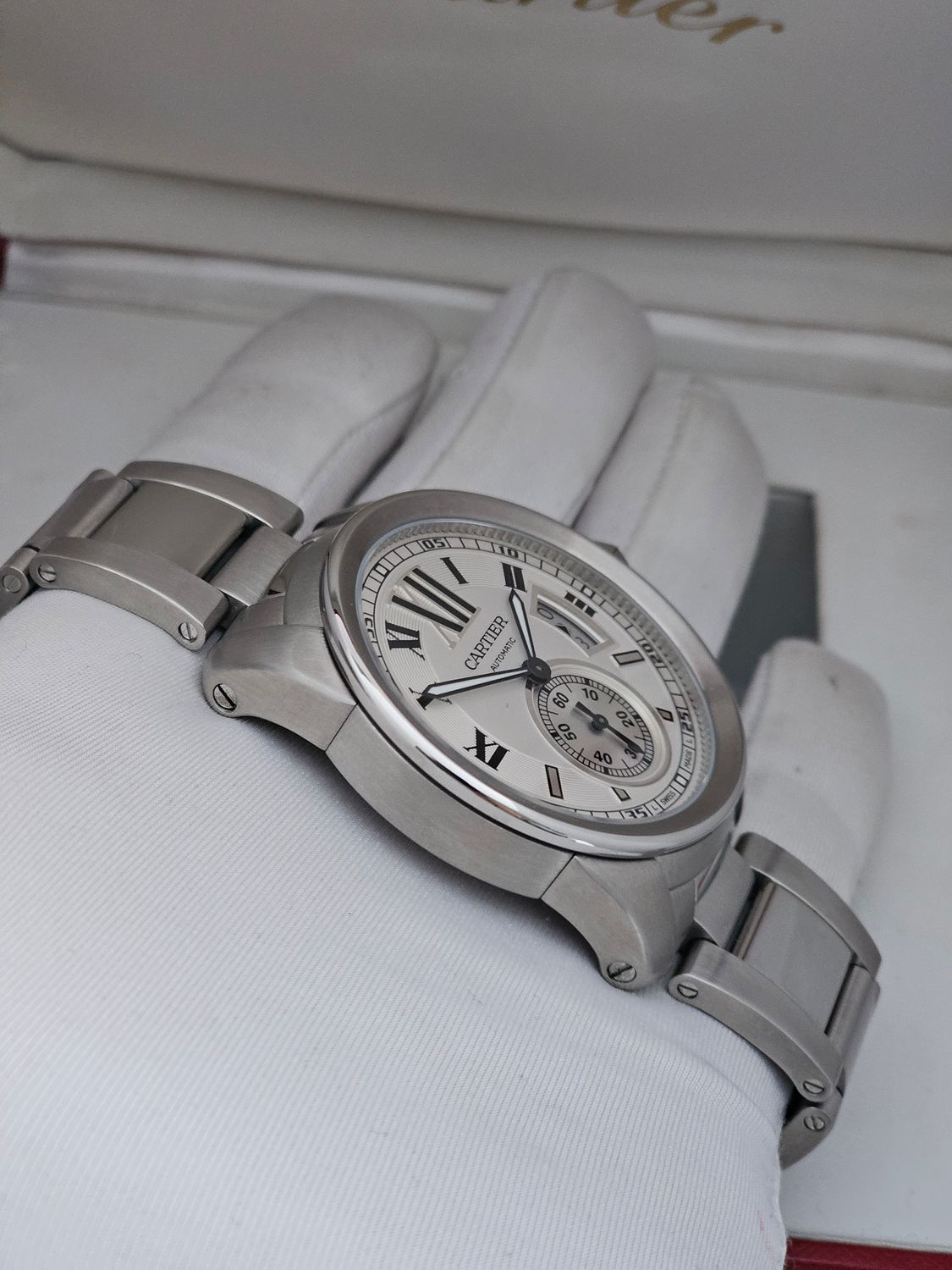 Cartier Calibre De Cartier Watch, Ref 3389 W7100015, 2014 Full Set