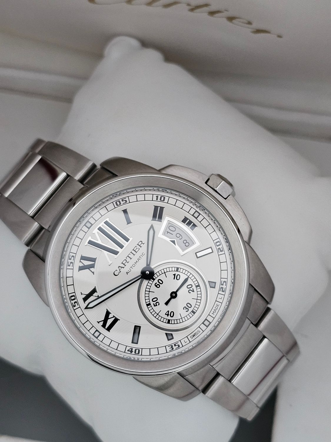 Cartier Calibre De Cartier Watch, Ref 3389 W7100015, 2014 Full Set