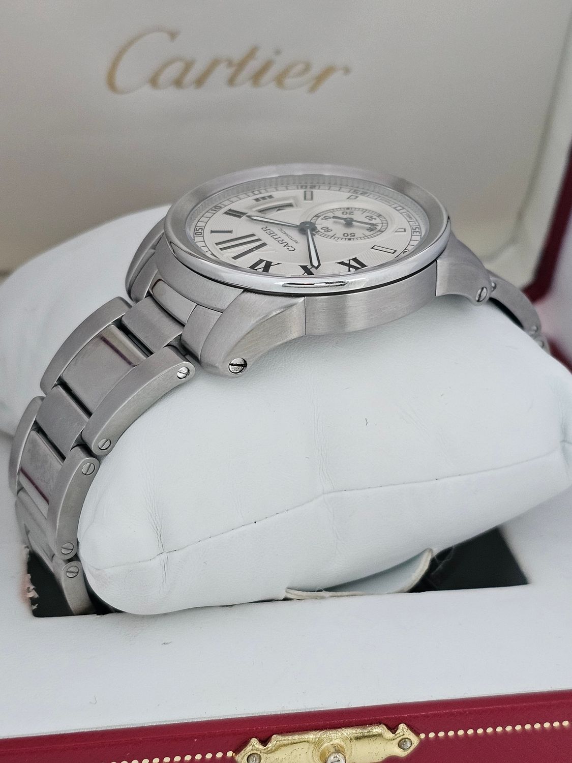 Cartier Calibre De Cartier Watch, Ref 3389 W7100015, 2014 Full Set