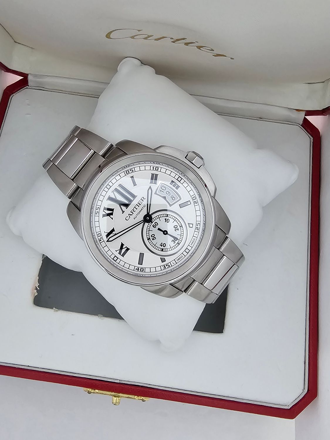 Cartier Calibre De Cartier Watch, Ref 3389 W7100015, 2014 Full Set