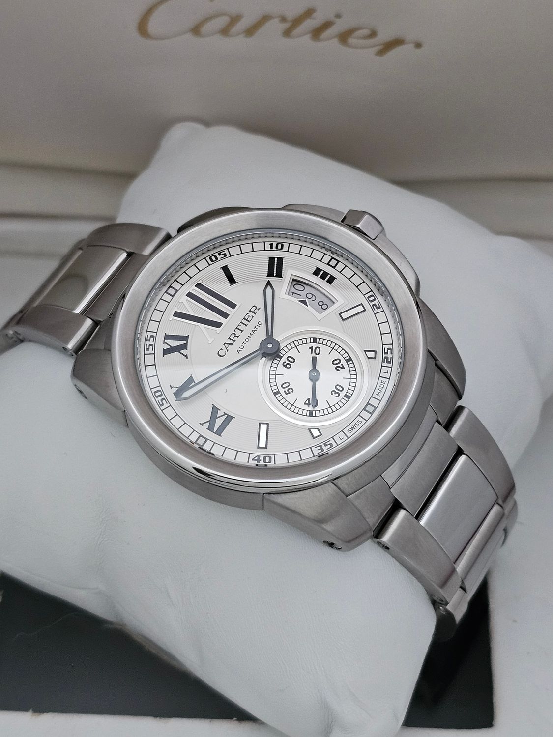 Cartier Calibre De Cartier Watch, Ref 3389 W7100015, 2014 Full Set