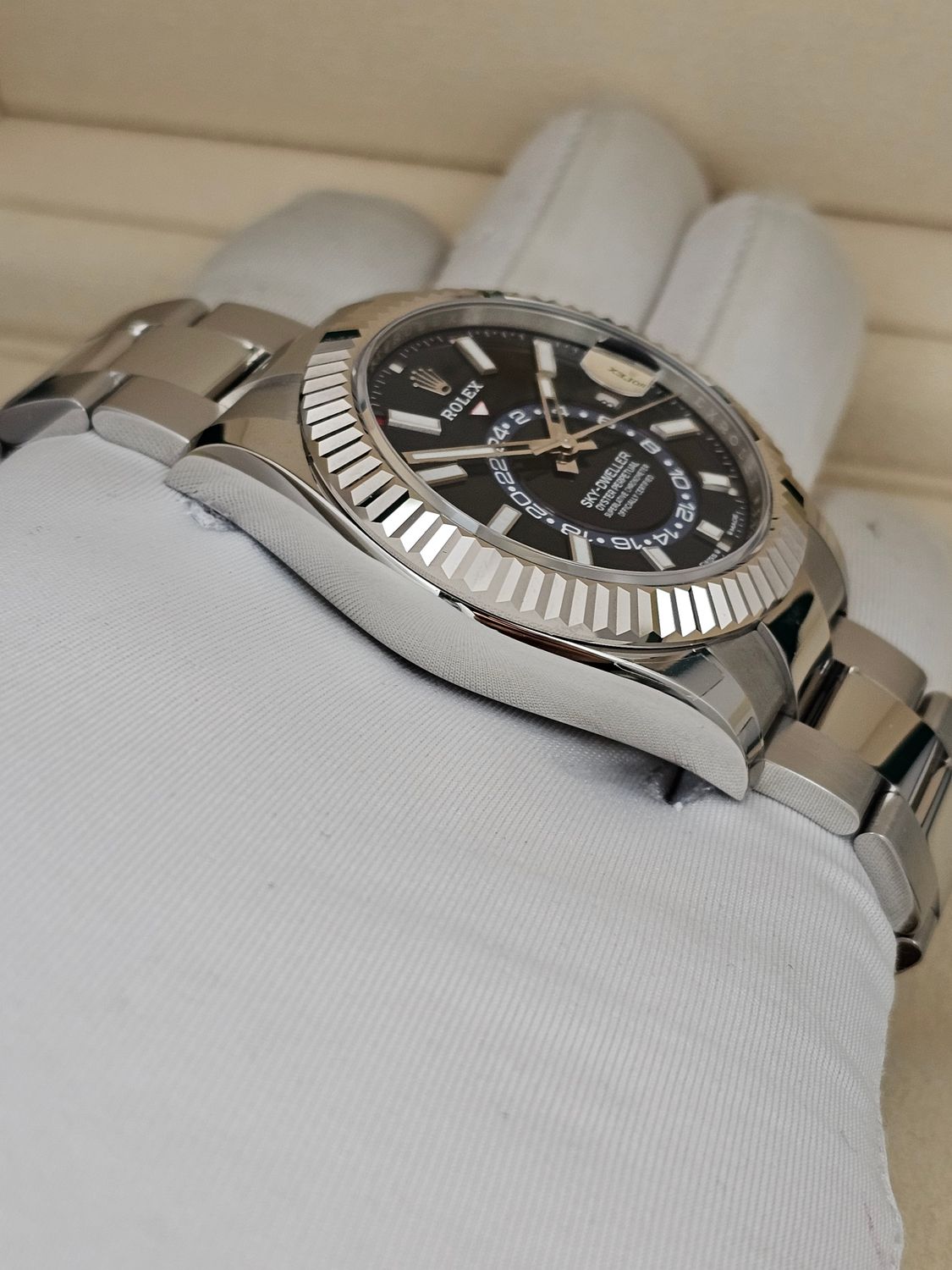 Rolex Sky Dweller Watch Ref 336934 Blue Dial, 2024 Full Set New/Unworn