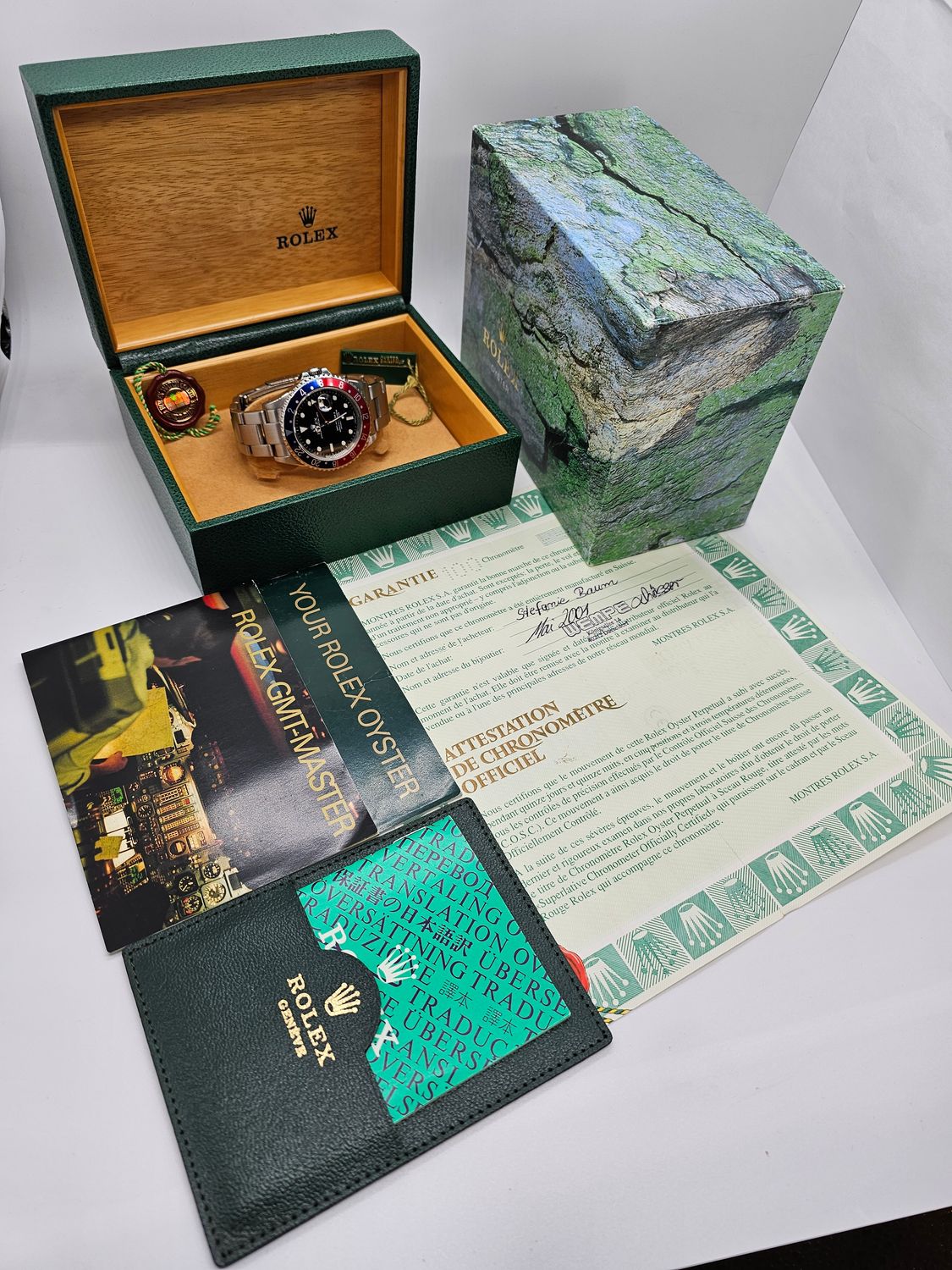 Rolex GMT Master II Watch, 16710 &#39;Pepsi&#39;, 2001 Full Set