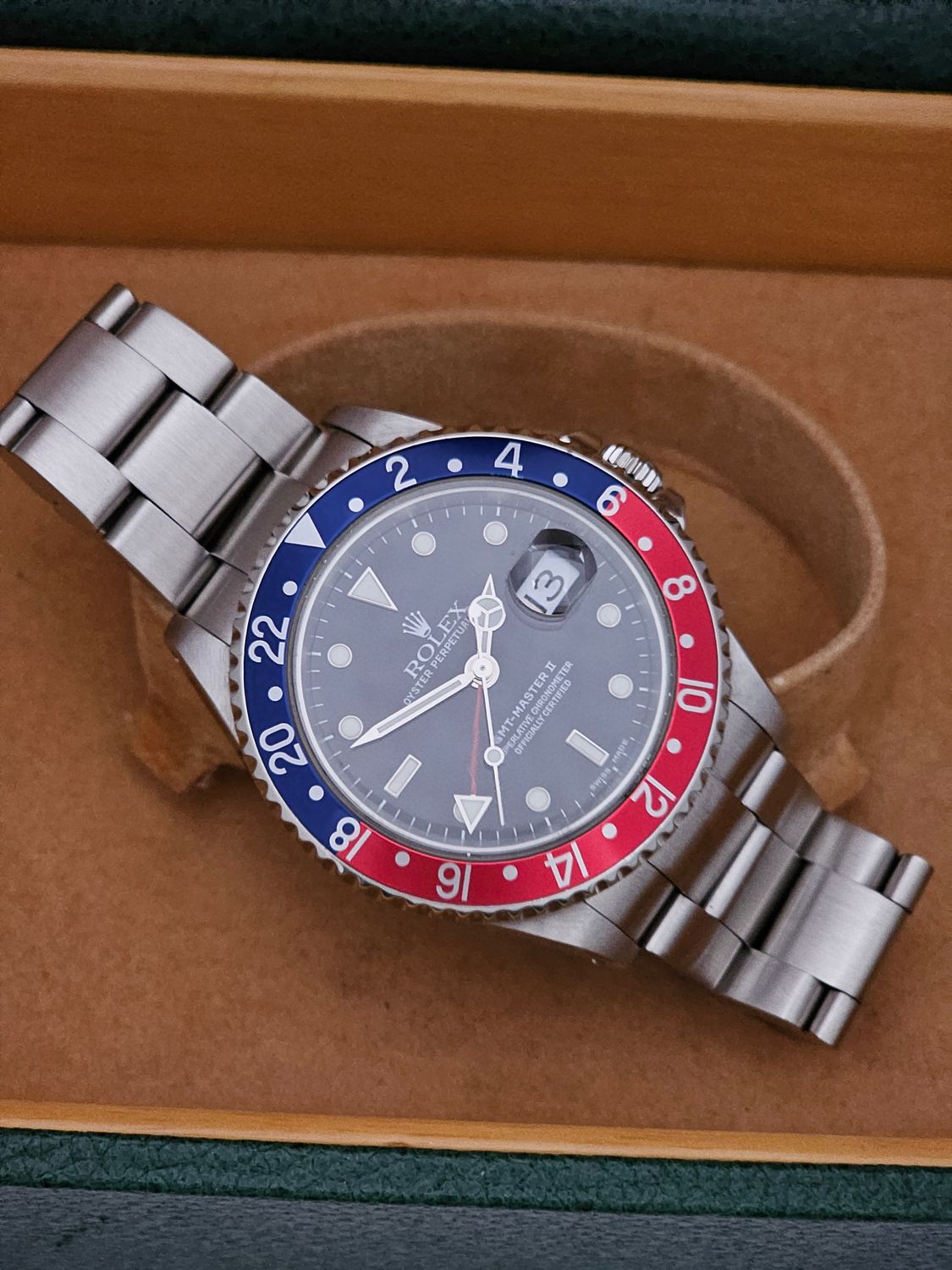 Rolex GMT Master II Watch, 16710 &#39;Pepsi&#39;, 2001 Full Set