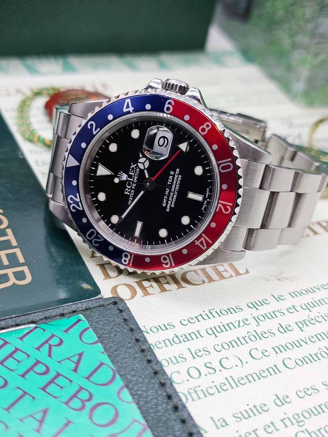Rolex GMT Master II Watch, 16710 &#39;Pepsi&#39;, 2001 Full Set