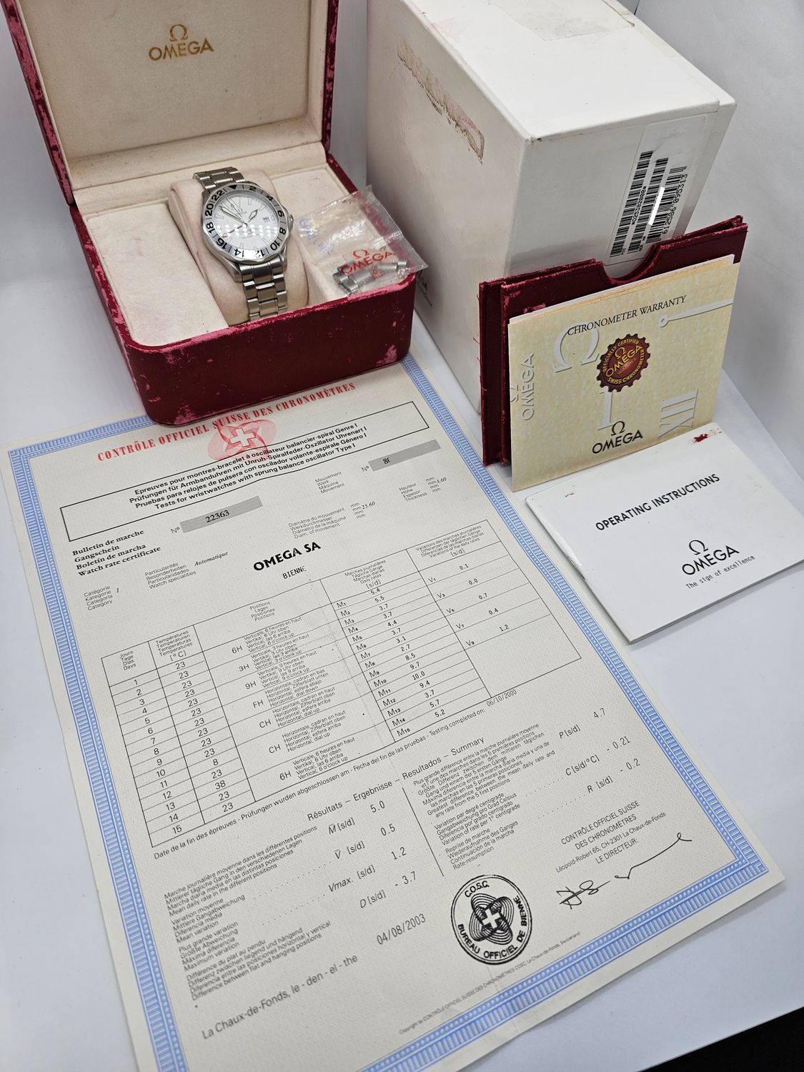 Omega Seamaster 300m Professional Diver GMT &#39;Great White&#39; Ref 2538.20.00