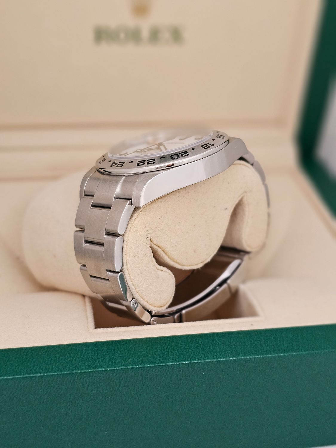 Rolex Explorer II Watch Ref 216570, 2018 1 Owner Polar Dial, Excellent Condition