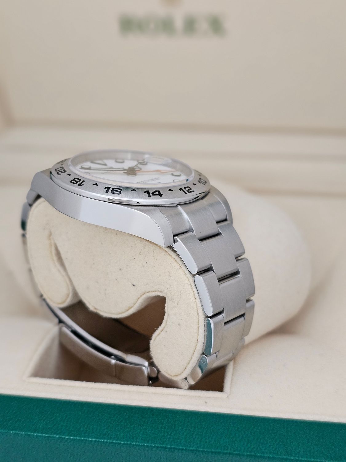 Rolex Explorer II Watch Ref 216570, 2018 1 Owner Polar Dial, Excellent Condition