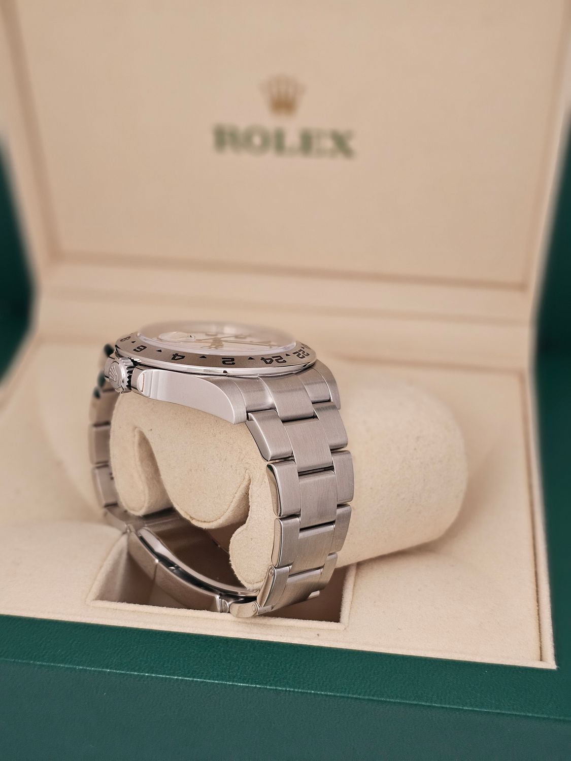 Rolex Explorer II Watch Ref 216570, 2018 1 Owner Polar Dial, Excellent Condition