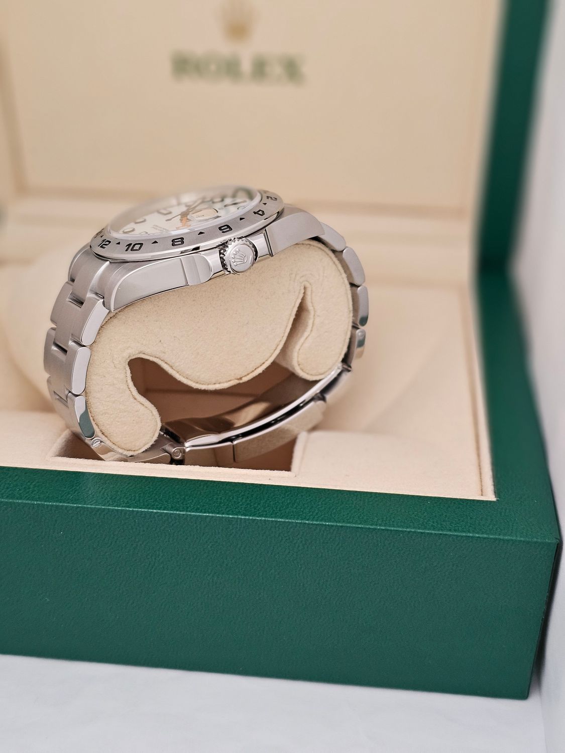 Rolex Explorer II Watch Ref 216570, 2018 1 Owner Polar Dial, Excellent Condition
