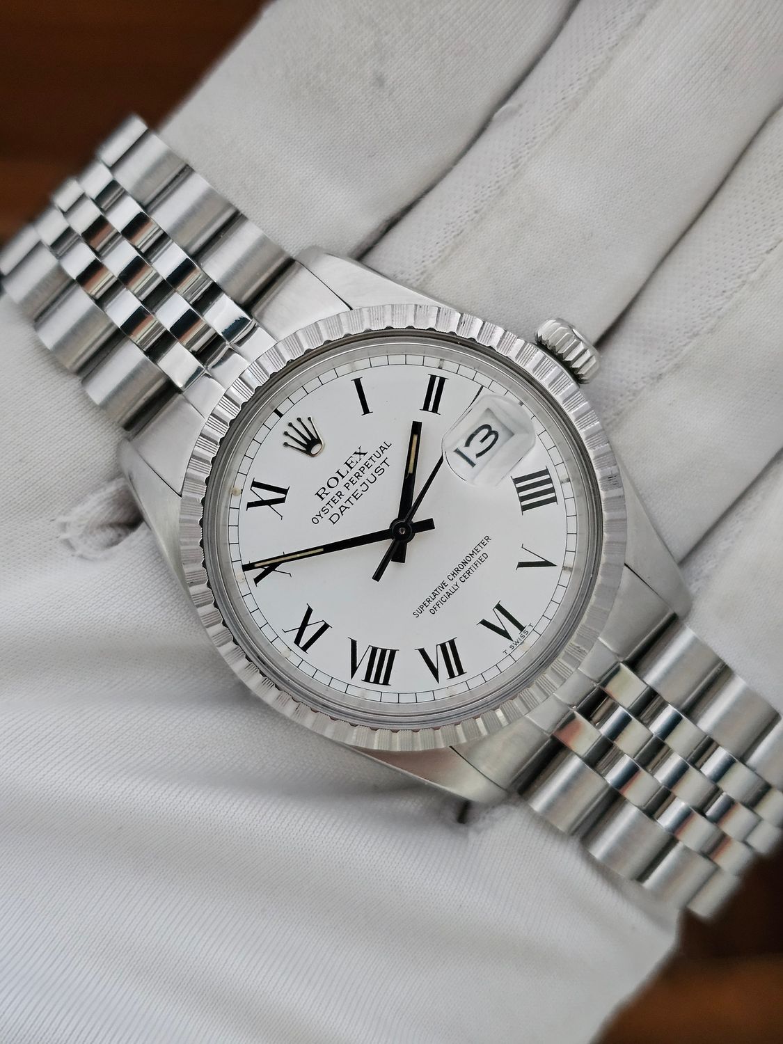 Rolex Datejust Watch 16030 36mm, Rare Buckley Dial, 1975 in excellent condition