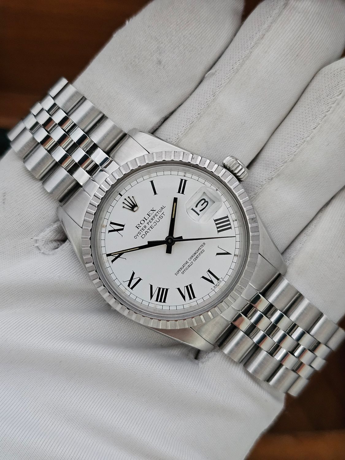 Rolex Datejust Watch 16030 36mm, Rare Buckley Dial, 1975 in excellent condition